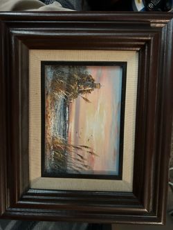 Nice small oil painting