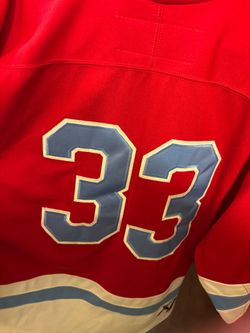 Chicago alternate Red Hockey Jersey Number 33