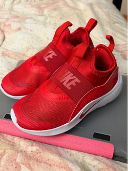 Red Nike trainers