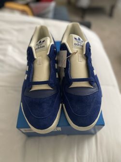 Men's Adidas Originals Rivalry Low Athletic Shoes White/Victory Blue IF6248 Size 10