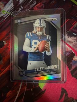 Tyler Warren Colts Rookie card Silver