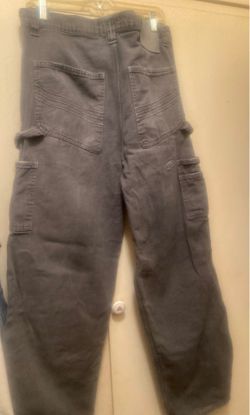 Reaven men baggy 100% cotton made in italy size XL gray