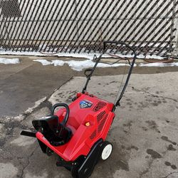For sale a Troy bilt squall 2100 snow blower. 21 inch wide,208cc 4cycle motor,electric start. Cash only. It is in good working condition.