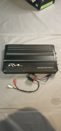 DS18 RM1200.4B 4-Channel Car Amplifier 1200W Class AB Amp