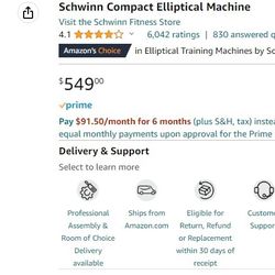 Schwinn Compact Elliptical Machine