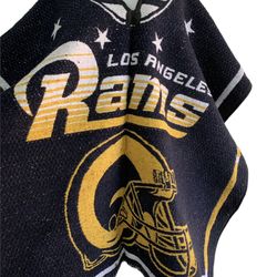 LA Rams Poncho Serape One Size 