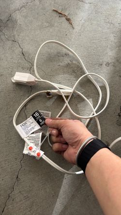 HDX 6 ft Indoor Extension Cord 16 Gauge
