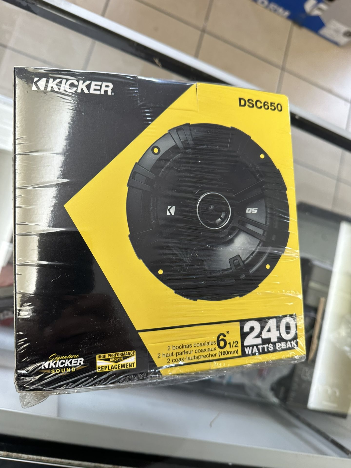 Kicker 43DSC6504 DS Series 6-1/2" 2-way car speakers