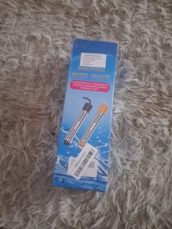 Immersion water heater for fish tank
