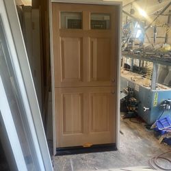 36”x80” Douglas Fir Unfinished Dutch Door