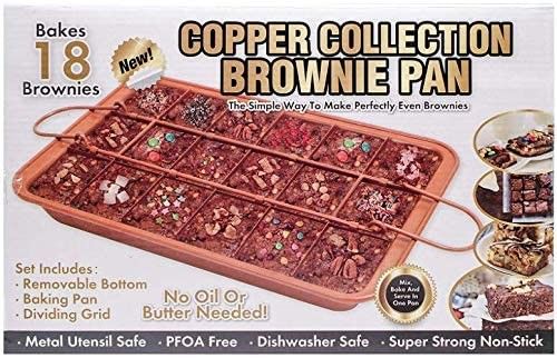 Copper Collection Brownie Pan