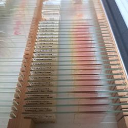 Pre-filled Slides For A Microscope 