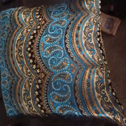 Pair Of Homemade Pillows From West Africa Or Indies.