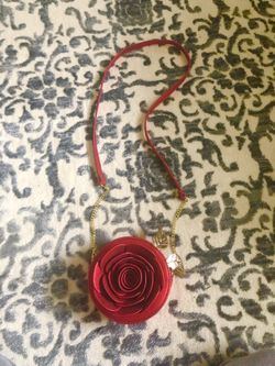 Beauty And The Beast Rose Purse (brand New Worn Once)