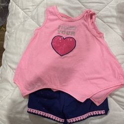 Minnie Mouse Little Girl Shorts Sets