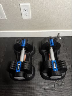 Adjustable dumbbells 💪