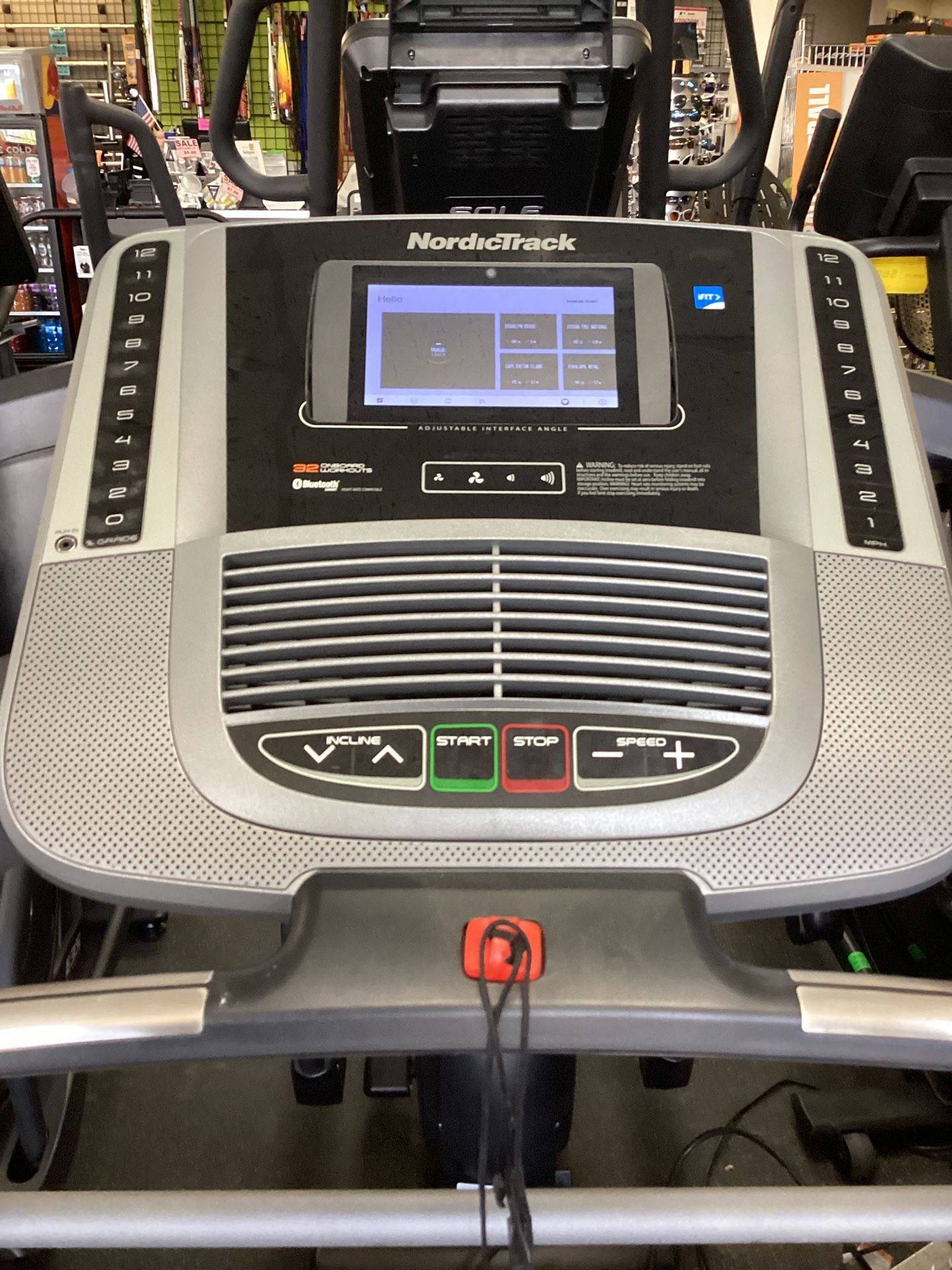 NordicTrack C990 Heavy Duty Folding Treadmill With Touchscreen And Warranty