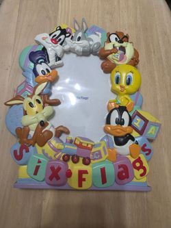 Six Flags Baby Looney Tunes Photo Frame