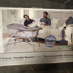 The First Years First Dreams Portable Bassinet Brand new in box
