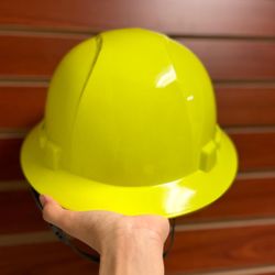 LIFT SAFETY Briggs Vented Full Brim Hard Hat Helmet Hi-Viz Yellow