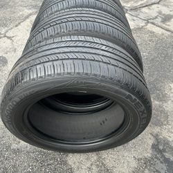 Set. Tires.  235. 55. 17.  Nexen.  