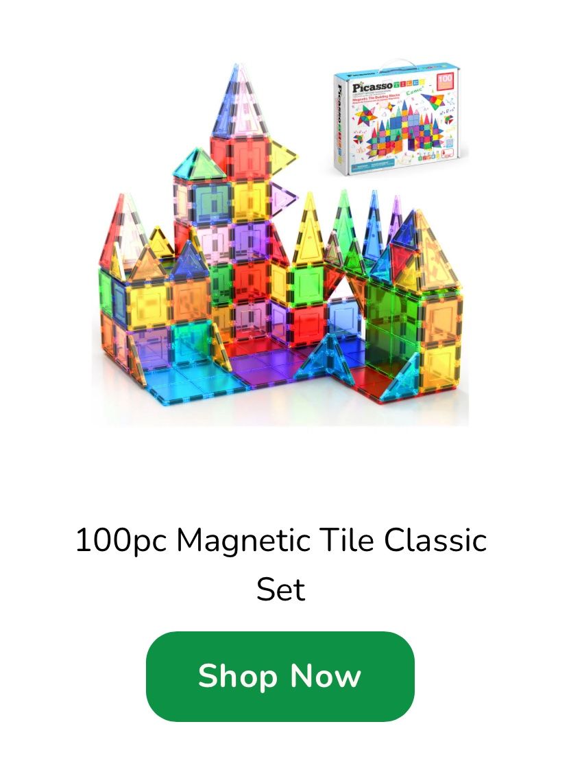 Picasso Magnetic Tiles -100 Peices