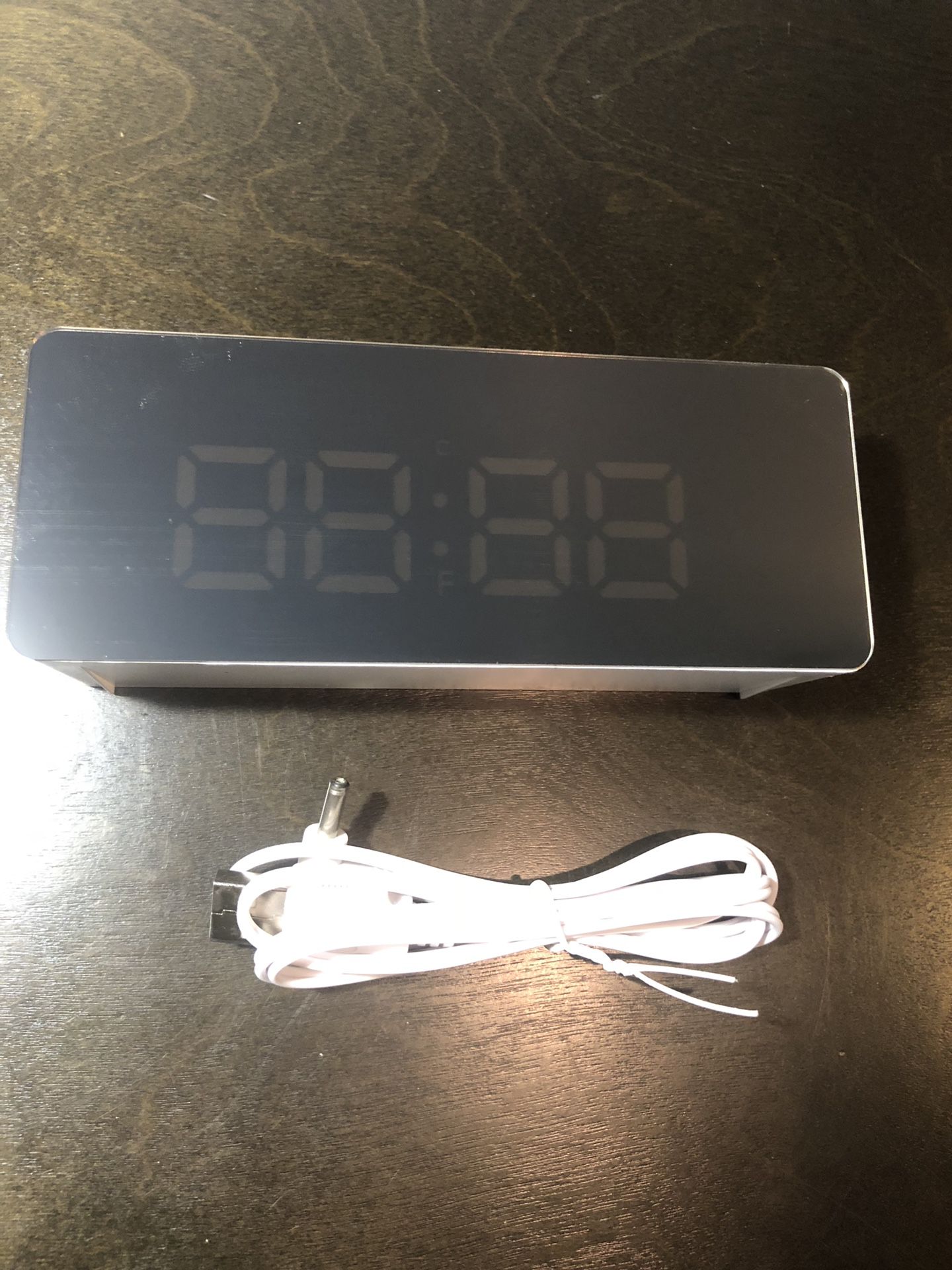 New LED Mirror Alarm Clock