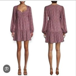 ReducedTo $48✨️Size Medium 👠💎AFRM long-sleeved floral mini dress💎👠✨️