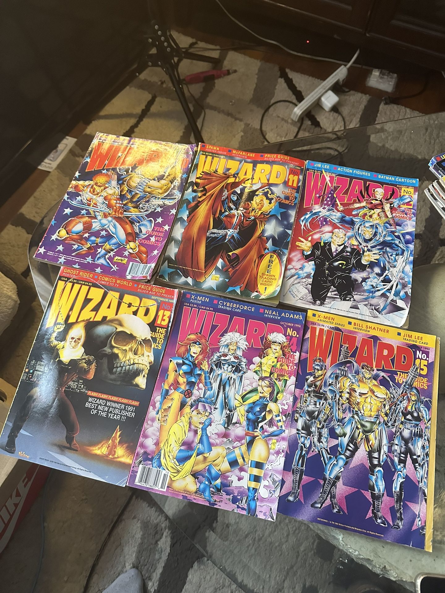 Wizard Lot 10-15 -good Condition