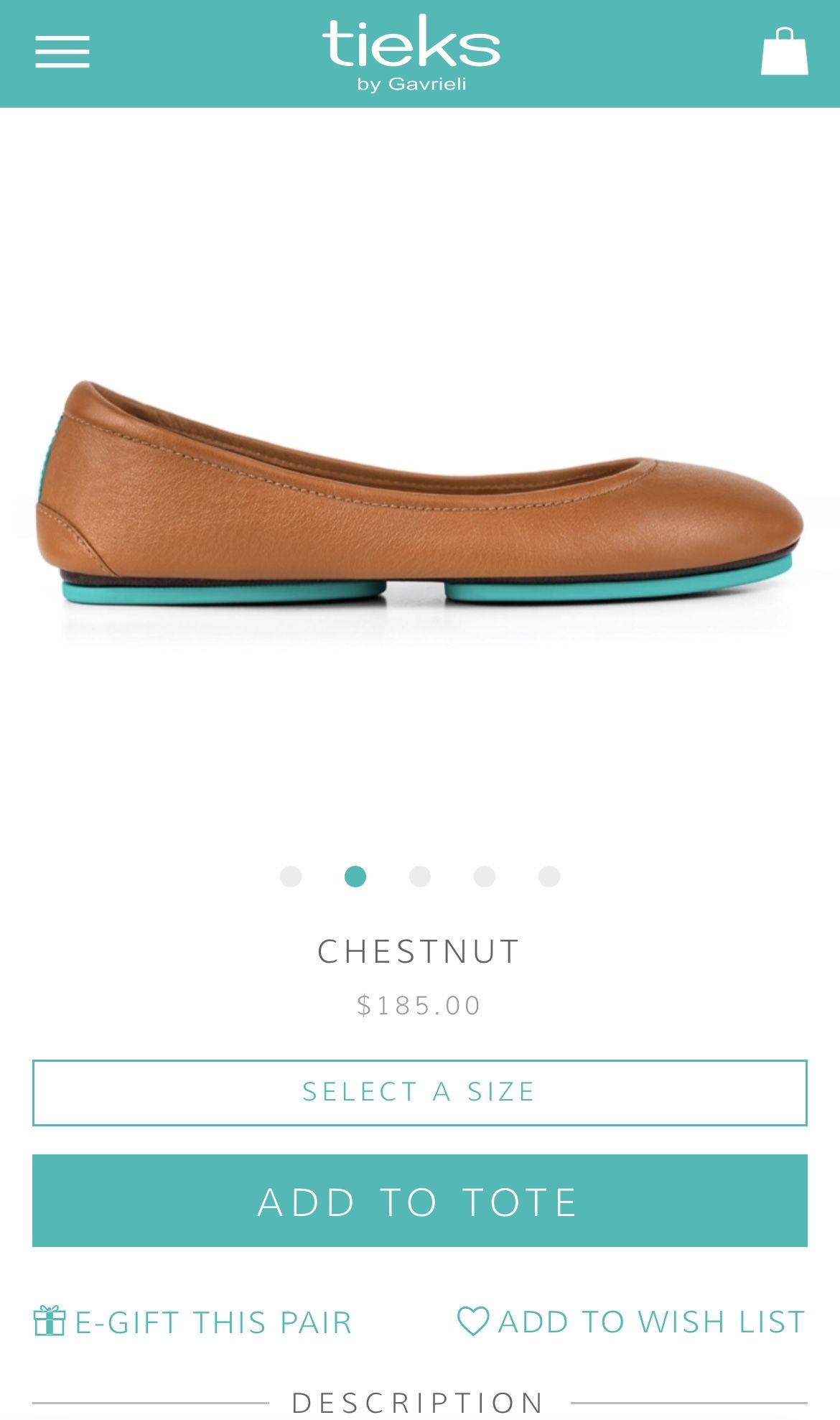 Tieks size hotsell chart