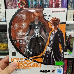 Bandai S.H. Figuarts Bleach Thousand Year Blood War Ichigo Kurosaki Tensazangetsu Action Figure