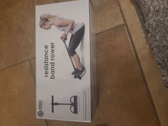 Resistance band rower