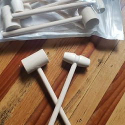Tartillitos de madera, 5 de cada estilo