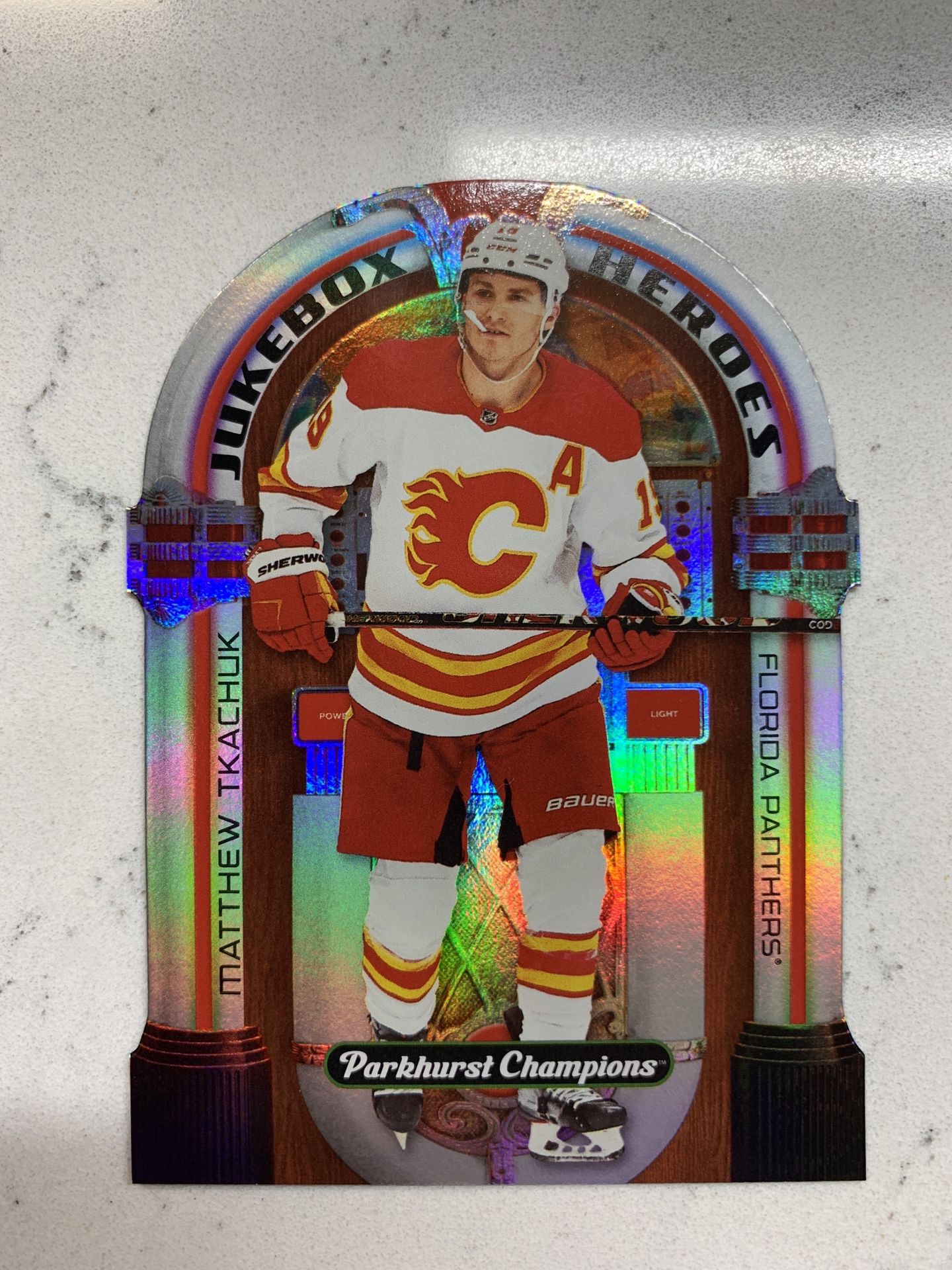 22-23 2022-23 Parkhurst Matthew Tkachuk Jukebox Heroes #JH-14 Panthers