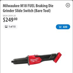 Milwaukee braking die Grinder 