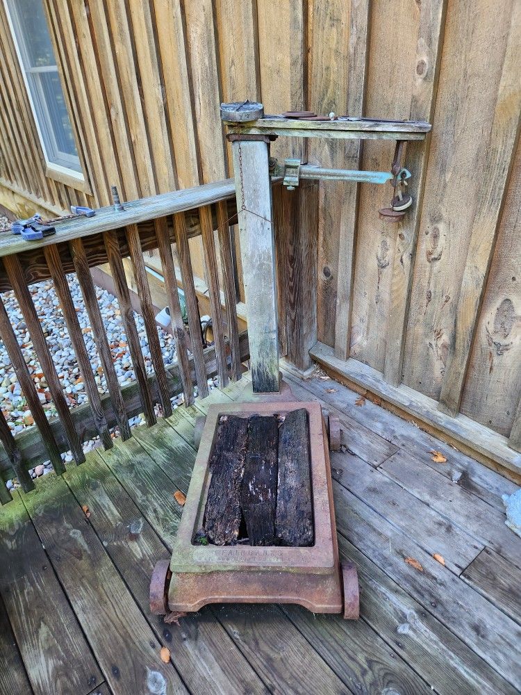 Antique Platform Scale