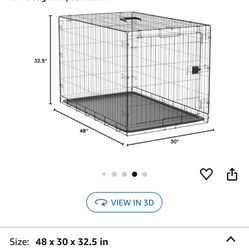 Dog Crate (Size: 36"L x 23"W x 25"H)