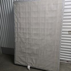 Free box spring, metal frame and bookshelf.