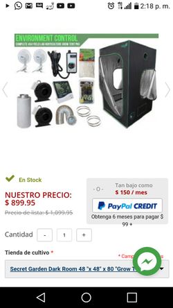 Tent grow a 350 dollars