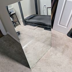 Sturdy Frameless Bathroom Vanity Mirror 40" X 24"