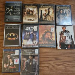 Unopened Dvd's And Blu-ray 