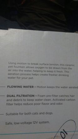 Ceramic pet fountain martha stewart hotsell