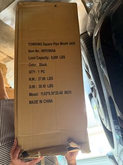 TOWKING 8,000 lbs Square Pipe Mount Jack