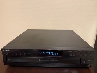 Sony CDP-CE500 5 Disc CD Changer Player USB Optical RCA Output Tested Working