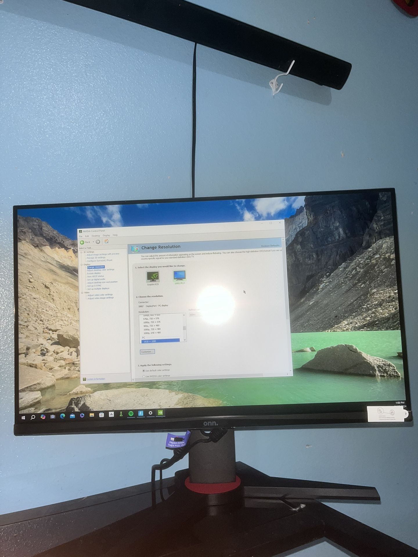 Onn 165 Hz 1ms Monitor
