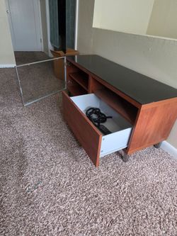 Media cabinet. 47Lx16Dx19.5H