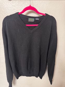 Vintage Byford Patrick James Black V-Neck Sweater