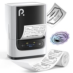 PM220S Label Maker Machine with Tape, 2 Inch Bluetooth Thermal Label Printer, Portable Sticker Printer for School, Office, Home, Business, Label Maker