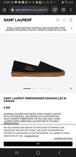 Espadrilles Saint Laurent