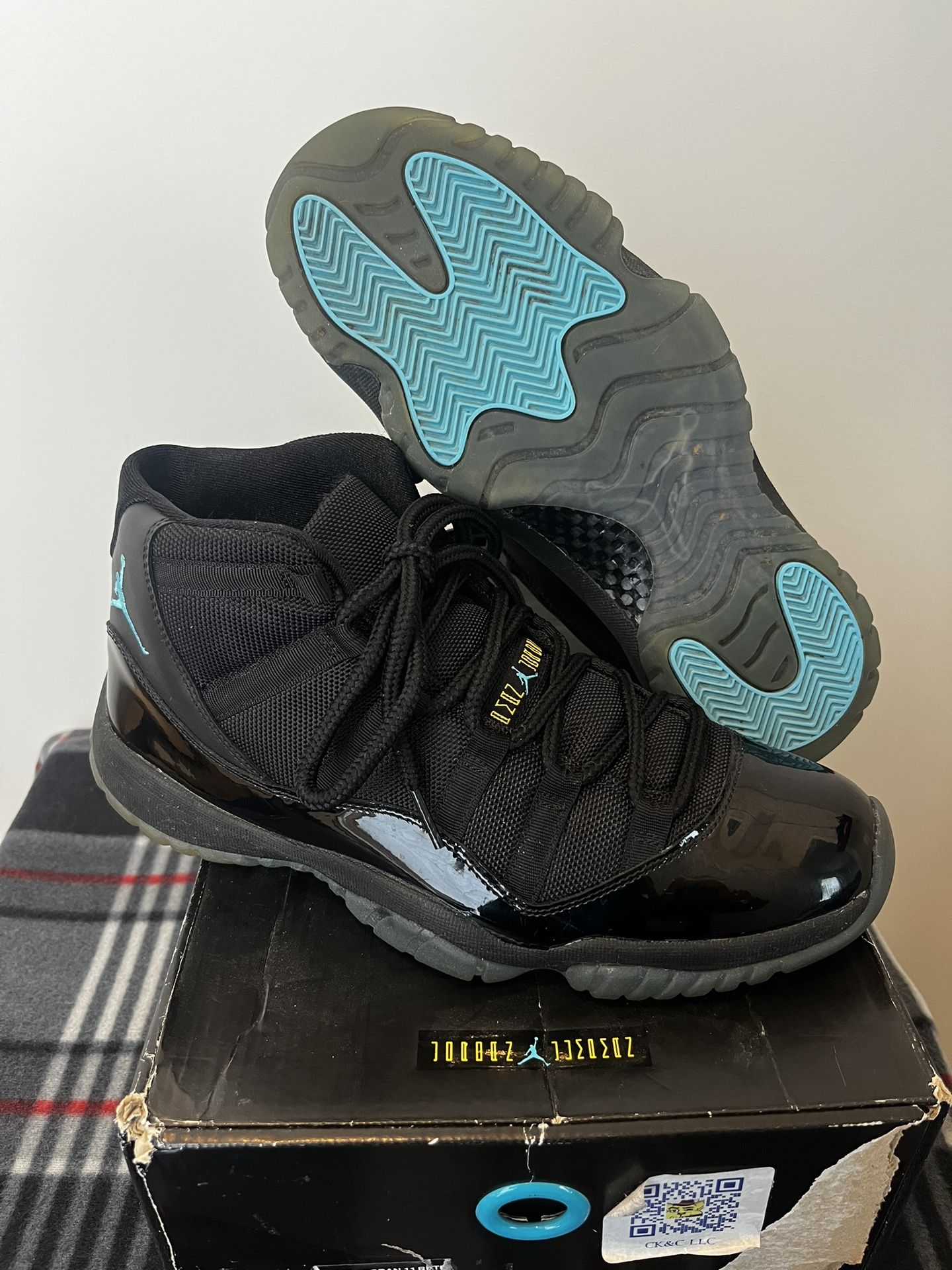 Nike Air Jordan Retro 11 Gamma Blue Sz 10.5 Used